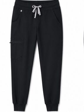 FIGS Black Zamora Jogger Scrub Pants